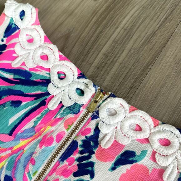 Lilly Pulitzer Gabby Shift Dress in Gumbo Limbo Size 4 - Picture 4 of 8